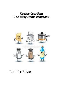 Kenzys Creations The Busy Moms cookbook book cover