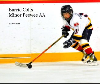 Barrie Colts Minor Peewee AA book cover