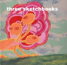 three sketchbooks book cover