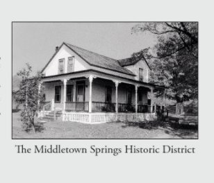 The Middletown Springs Historic District book cover