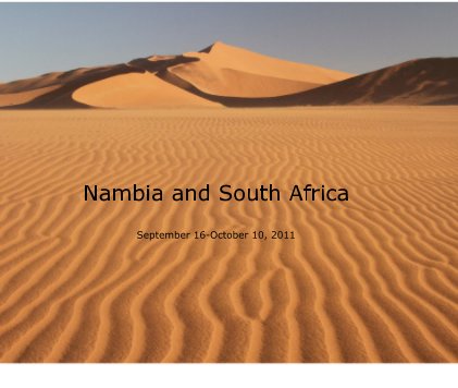namibia & south africia book cover