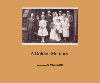 golden wedding celebration book cover