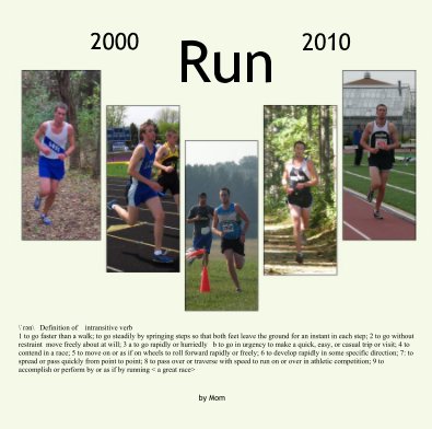 Run book cover