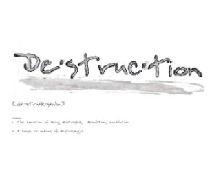 Destruction book cover