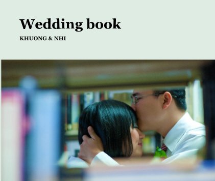 Wedding book book cover