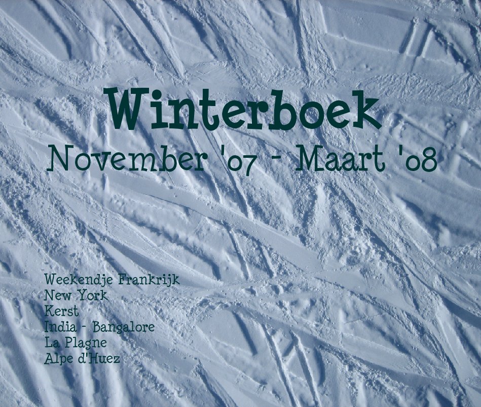 Ver Winterboek '07-'08 por floortjes