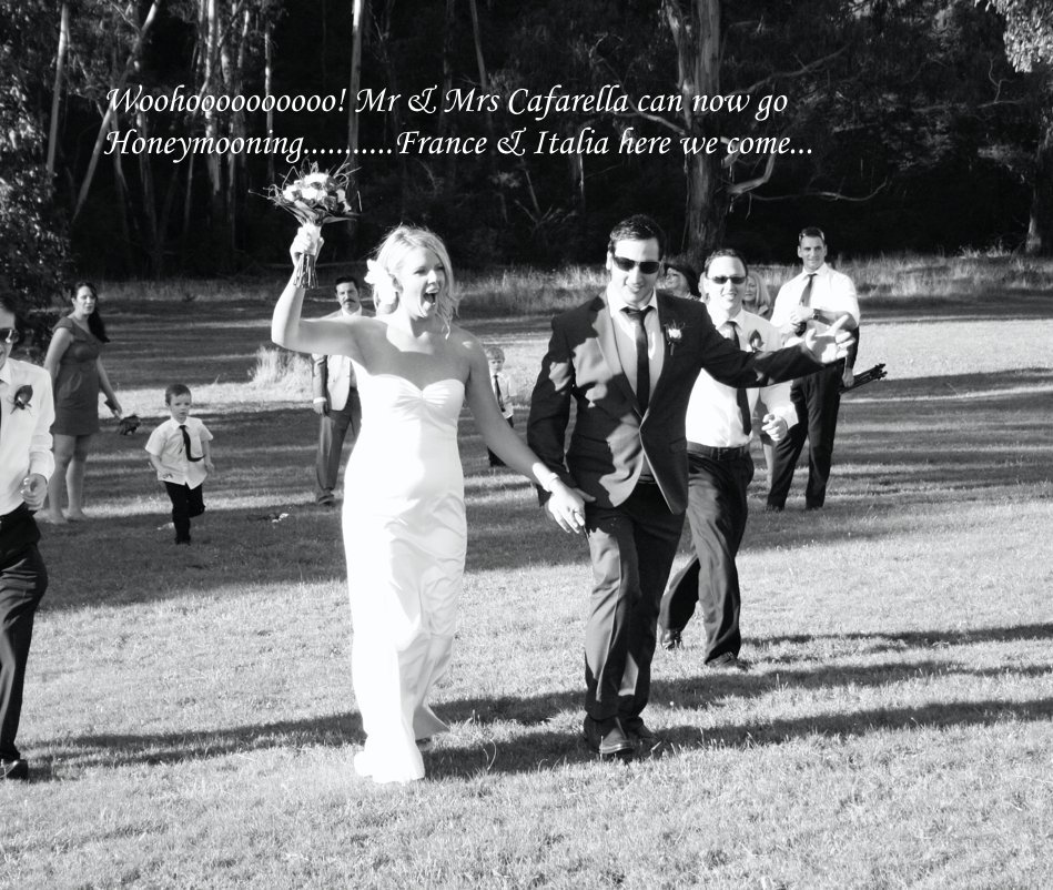 View Woohoooooooooo! Mr & Mrs Cafarella can now go Honeymooning...........France & Italia here we come... by mattcaf1