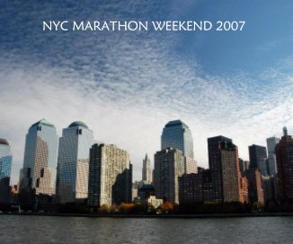 NYC MARATHON WEEKEND 2007 book cover