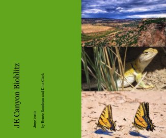 JE Canyon Bioblitz book cover