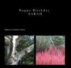 H a p p y B i r t h d a y S A R A H book cover