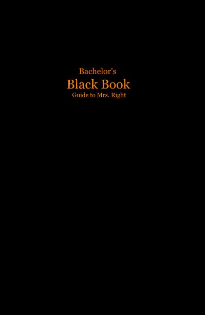 Ver Bachelor's Black Book por Simone Black