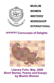 Muslim Women Writers' Workshop International Second Annual Folio, May 2008 book cover