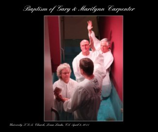 Baptism of Gary & Marilynn Carpenter book cover