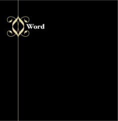 Word book cover