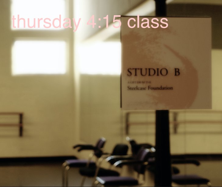 Bekijk thursday 4:15 class op chris ward