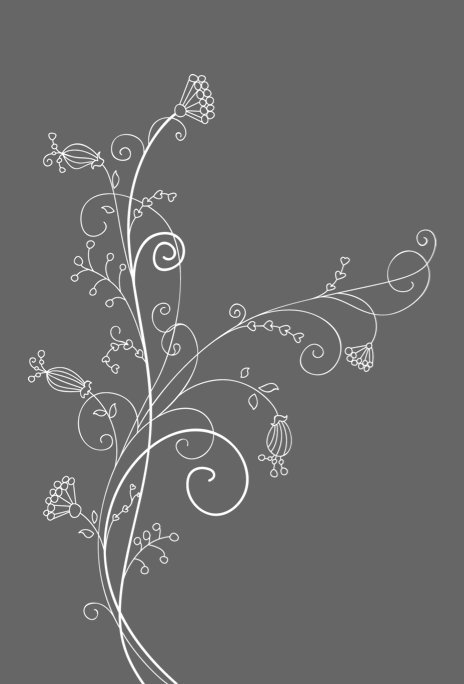 Ver Steel Gray Floral Swirl por solarhalo