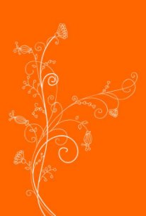 Orange Floral Swirl book cover