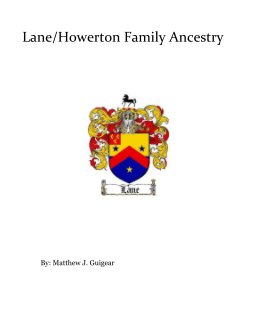 Lane/Howerton Family Ancestry book cover