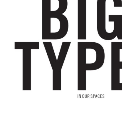 Big Type book cover