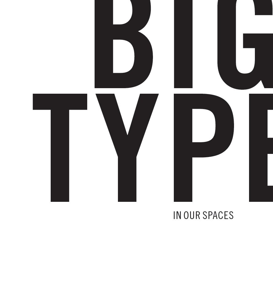 View Big Type by Audra Hubbell