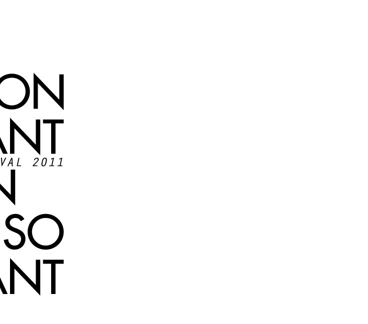 View Dissonant / Consonant Film Festival 2011 by Stefanie Allen
