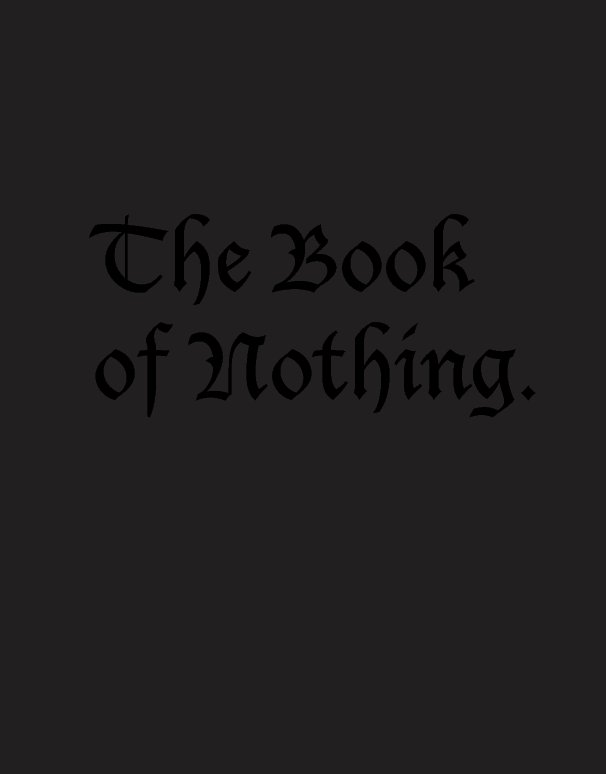 Bekijk The Book of Nothing op Omar Majeed