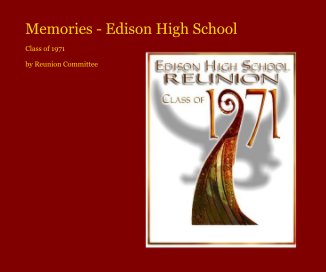 Memories - Edison High School book cover
