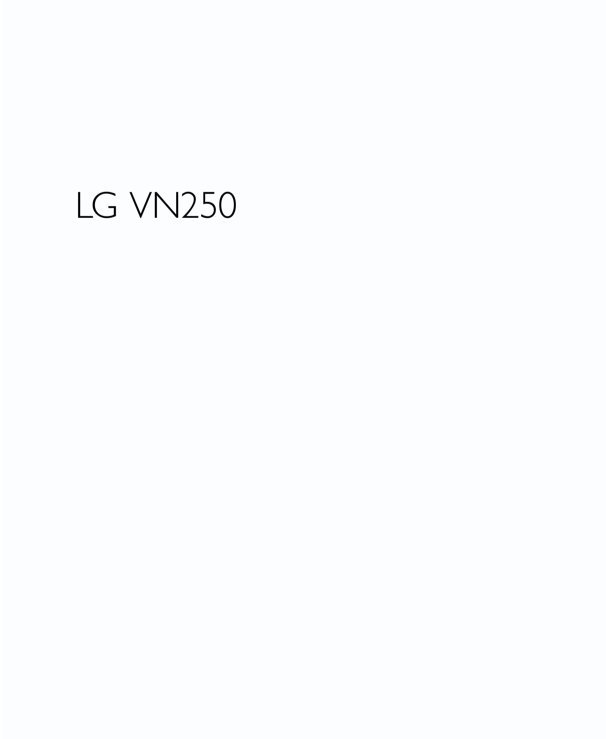 View LG VN250 by Jamie Spencer-Zavos