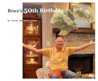 Bruce's 50th Birthday book cover
