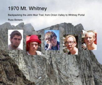 1970 Mt. Whitney book cover