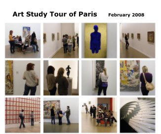 Art Study Tour of Paris February 2008 book cover