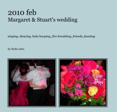 2010 feb Margaret & Stuart's wedding book cover