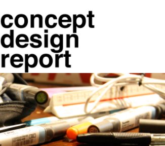 concept design report book cover
