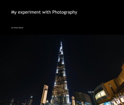 My experiment with Photography book cover