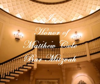 Matthew Cole - Bar Mitzvah book cover