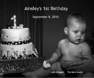 Ainsley's 1st Birthday book cover