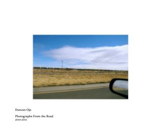 Photographs from the Road book cover