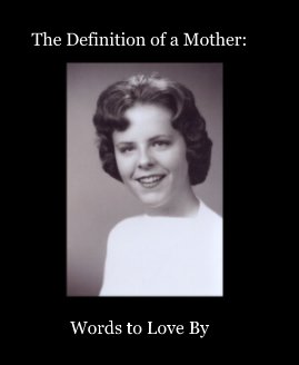 The Definition of a Mother: book cover