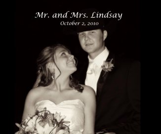 Mr. and Mrs. Lindsay October 2, 2010 book cover