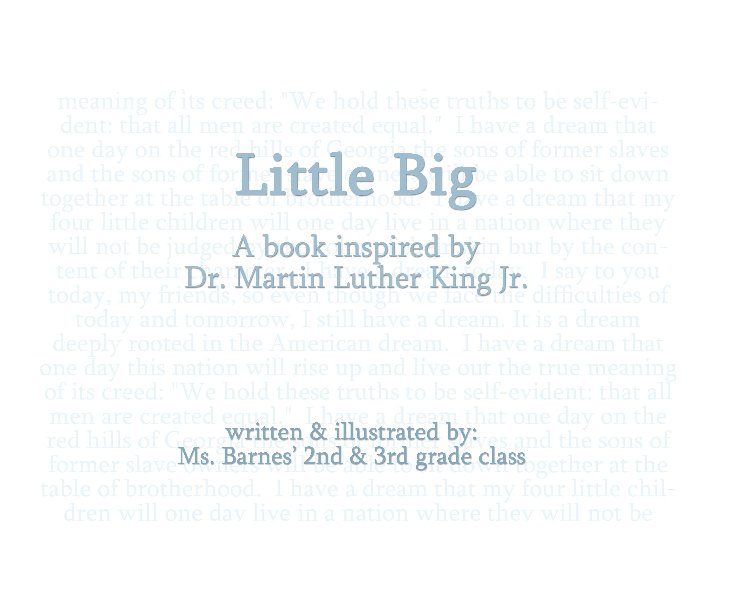 View Little Big by Ms. Barnes' 2nd & 3rd grade class