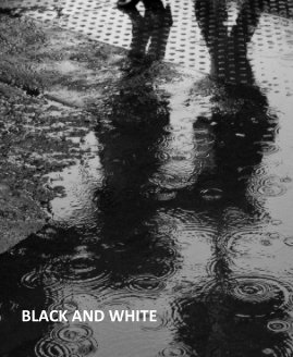 black and white book cover