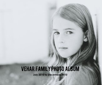 Vehar Family Photo album book cover
