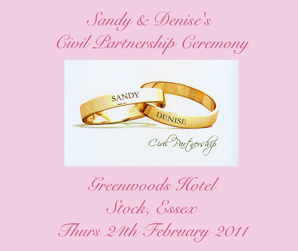 Bekijk Sandy & Denise's Civil Partnership Ceremony op Paul Thwaites