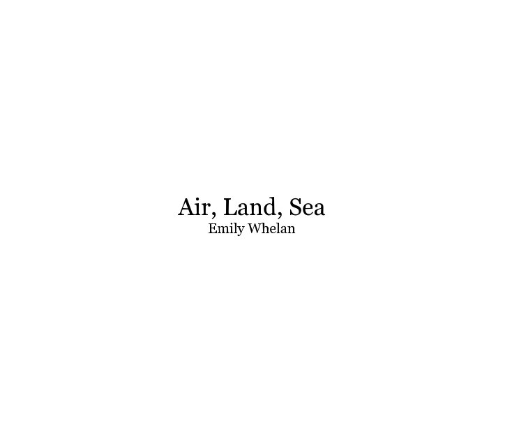 View Air, Land, Sea Emily Whelan by Emily Whelan