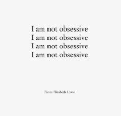 I am not obsessive book cover