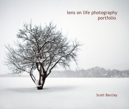lens on life photography portfolio book cover