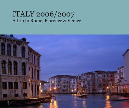 ITALY 2006/2007 book cover