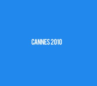 Cannes Boek 2010 book cover
