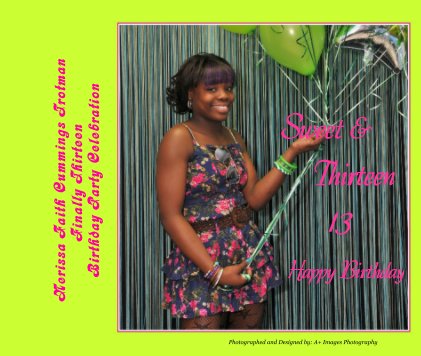 Nerissa Faith Cummings Trotman Finally Thirteen Birthday Party Celebration book cover