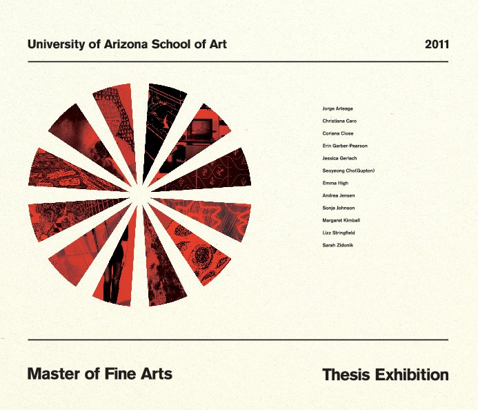 University of Arizona 2011 MFA Catalog nach Studio A anzeigen